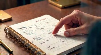 Organisation ist alles: Ein guter Plan ist Gold wert ️