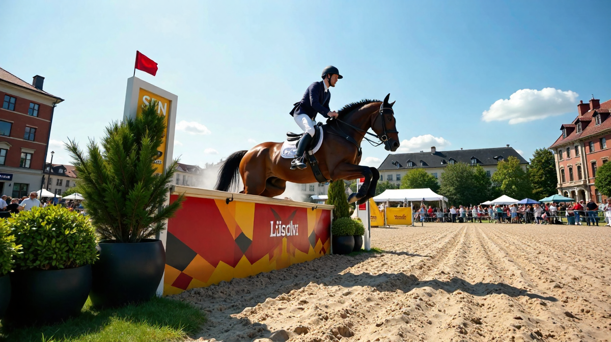 Das Championat der Stadt Leipzig: Steve Guerdat, Pferdesport, Spitzenleistungen