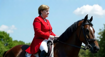 Politik im Reitsport: Angela Merkel (9/10)
