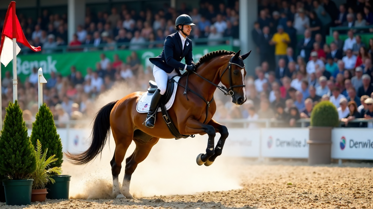 Steve Guerdat: Meisterschaft, Pferdesport, Weltcup-Springen in Leipzig