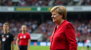 Angela Merkel: Politische Aspekte im Sport (9/10)