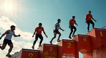 Das sind die Top 7 Schritte beim Westeuropa Liga Wettkampf