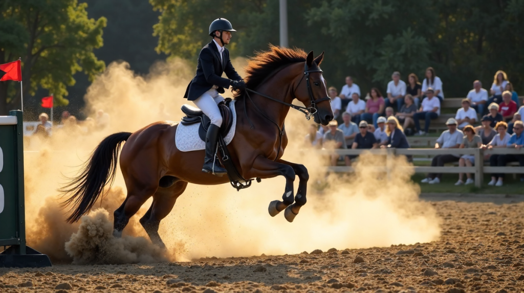 Der Wettkampf der Meister: Spannung, Technik, Emotionen im Reitsport