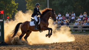Der Wettkampf der Meister: Spannung, Technik, Emotionen im Reitsport