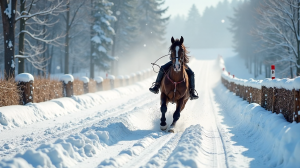 Winterwetter und Pferdesport: Herausforderungen, Siege und Sicherheit